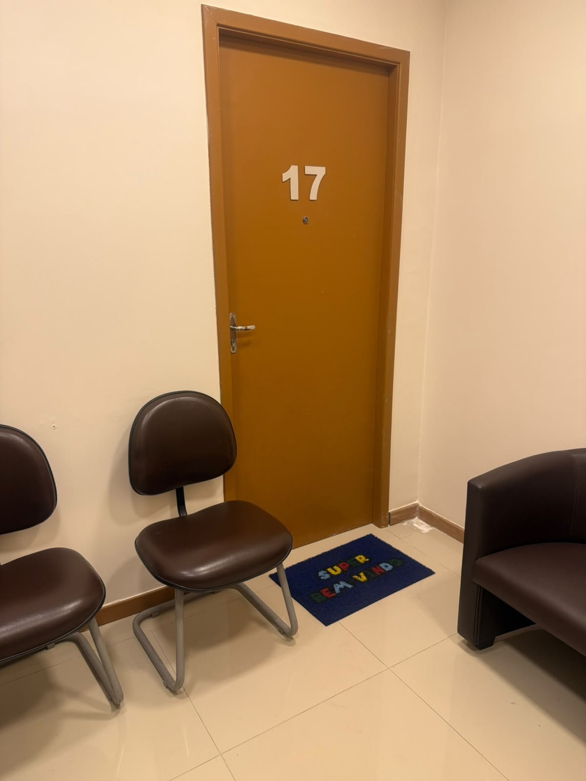 Entrada da sala de atendimento